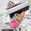 Aquazzura Crystal Straps Moondust Flats Pink 2022