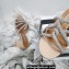 Aquazzura Heel 5.5cm Crystal Straps Moondust Sandals Nude 2022