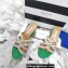 Aquazzura Heel 5.5cm Crystal Straps Moondust Sandals Green 2022