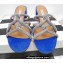 Aquazzura Heel 5.5cm Crystal Straps Moondust Sandals Blue 2022