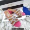 Aquazzura Heel 5.5cm Crystal Straps Moondust Sandals Pink 2022