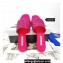 Aquazzura Crystal Candy Flat Slides Sandals Fuchsia 2022