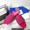 Aquazzura Crystal Candy Flat Slides Sandals Fuchsia 2022