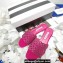 Aquazzura Crystal Candy Flat Slides Sandals Fuchsia 2022