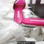 Aquazzura Crystal Candy Flat Slides Sandals Fuchsia 2022