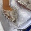 Aquazzura Heel 10cm PVC Gatsby Sling Slingback Pumps Silver 2022