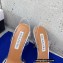 Aquazzura Heel 10cm PVC Gatsby Sling Slingback Pumps Silver 2022