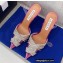 Aquazzura Heel 10cm PVC Gatsby Sling Slingback Pumps Fuchsia 2022