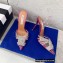 Aquazzura Heel 10cm PVC Gatsby Sling Slingback Pumps Fuchsia 2022