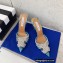 Aquazzura Heel 10cm PVC Gatsby Sling Slingback Pumps Blue 2022