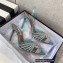 Aquazzura Heel 10cm PVC Gatsby Sling Slingback Pumps Blue 2022