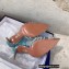 Aquazzura Heel 10cm PVC Gatsby Sling Slingback Pumps Blue 2022