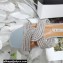 Aquazzura Crystal Straps Gatsby Flats Blue Gray 2022