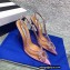 Aquazzura Heel 10cm PVC Seduction Crystal Pumps Pink 2022