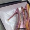 Aquazzura Heel 10cm PVC Seduction Crystal Pumps Pink 2022