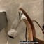 Aquazzura Heel 8.5cm PVC Nights Pumps Coffee 2022