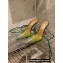 Aquazzura Heel 8.5cm PVC Nights Pumps Green 2022