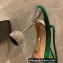 Aquazzura Heel 8.5cm PVC Nights Pumps Green 2022