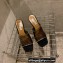 Aquazzura Heel 8.5cm PVC Secrets Mules Black 2022