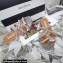 Aquazzura Crystal Straps Moondust Flats Silver 2022