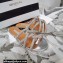 Aquazzura Crystal Straps Moondust Flats Silver 2022