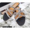 Aquazzura Crystal Straps Moondust Flats Black 2022