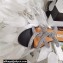 Aquazzura Crystal Straps Moondust Flats Black 2022