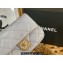 Chanel Mini Flap Bag in Lambskin AS3473 Light Gray 2022