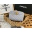 Chanel Mini Flap Bag in Lambskin AS3473 Light Gray 2022