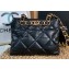 Chanel Small Shopping Bag in Lambskin AS3502 Black 2022