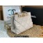 Chanel Small Shopping Bag in Lambskin AS3502 Creamy 2022