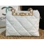 Chanel Small Shopping Bag in Lambskin AS3502 White 2022