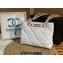Chanel Small Shopping Bag in Lambskin AS3502 White 2022