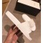 Gucci Logo Rubber Slide Sandals White 2019